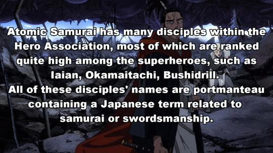 Anime Facts Curators - Atomic Samurai has many disciples within the Hero...