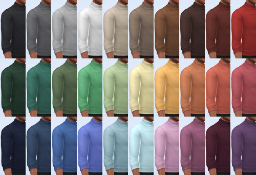Basic Turtleneck For The Sims 4