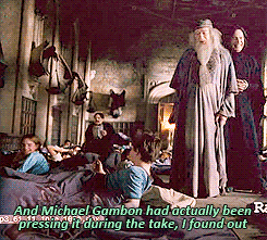 imsirius:  Dan: There was this one time where, in this room actually, Michael Gambon