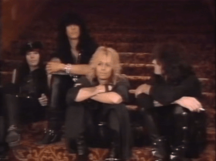 Mötley Crüe Behind The Scenes Of Their ‘without You’ Music Video ( 1989 )