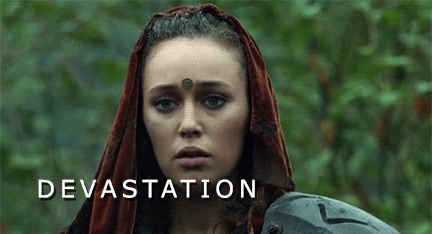 blessedbeheda:Commander Lexa Appreciation Week 2016 Day 3 ||  Lexa + Emotions