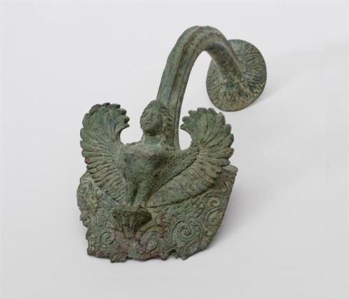 ancientanimalart: Handle of a Hydria late 5th century BCE Greek Wadsworth Atheneum Museum of Art (ob