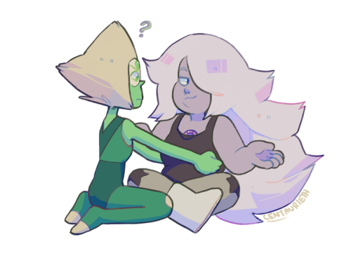 alphacentaurieth:    - Do not tickle if you are not ticklish -Rule No. 154 that Amethyst likes to ignore.     <3 <3 <3