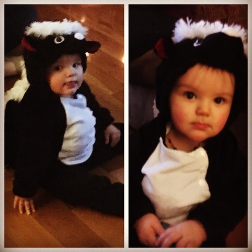 <p>Happy Halloween from our grandson, Cole. He is a skunk and he is adorable. That is all. #halloween #pew  (at Orlinda, Tennessee)</p>