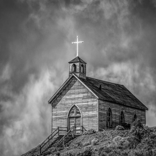 Storm clouds over the Belmont church, which was moved to Manhattan. . . . #Nevada #travel #nvsilvert