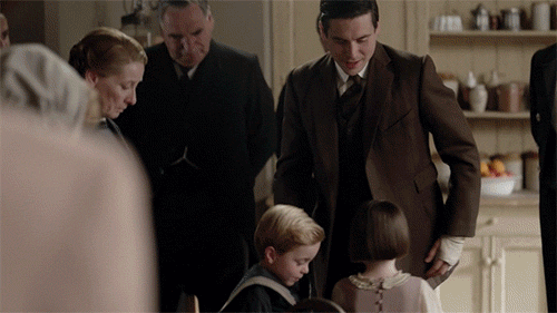 Thomas Barrow Genuine Smiles Gifs