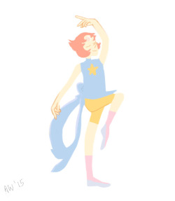 astroworthia:  first drawing of 2015 and it’s pearl