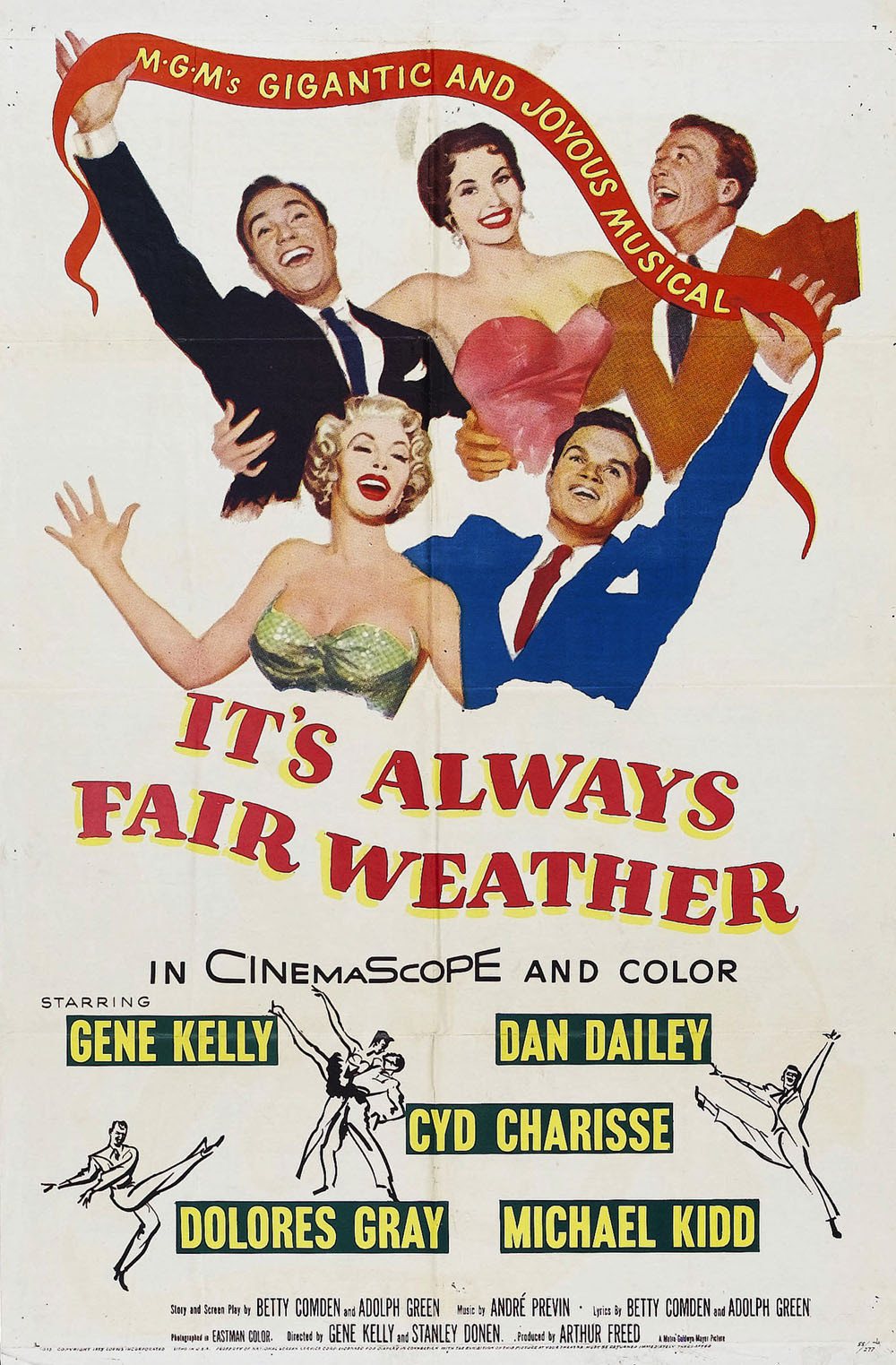 ohrobbybaby:  Movies 2014 #38 - It’s Always Fair Weather (1955) Director: Stanley