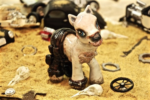 savethewailes: Mad Max Fury Road Ponies: Because I am a monster. They were super fun to make an