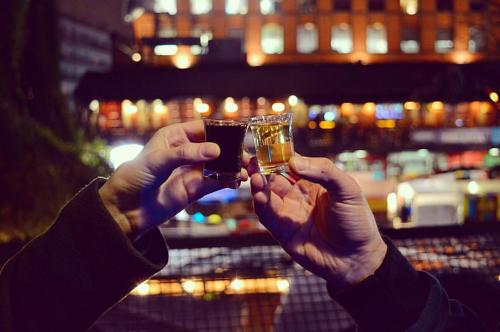 Shots for work  #me #work #instagood #instamoments #tequila #fun #night #camden #canal #friends (at 