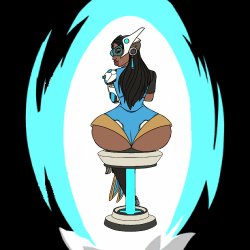   Symmetra sitting pretty  