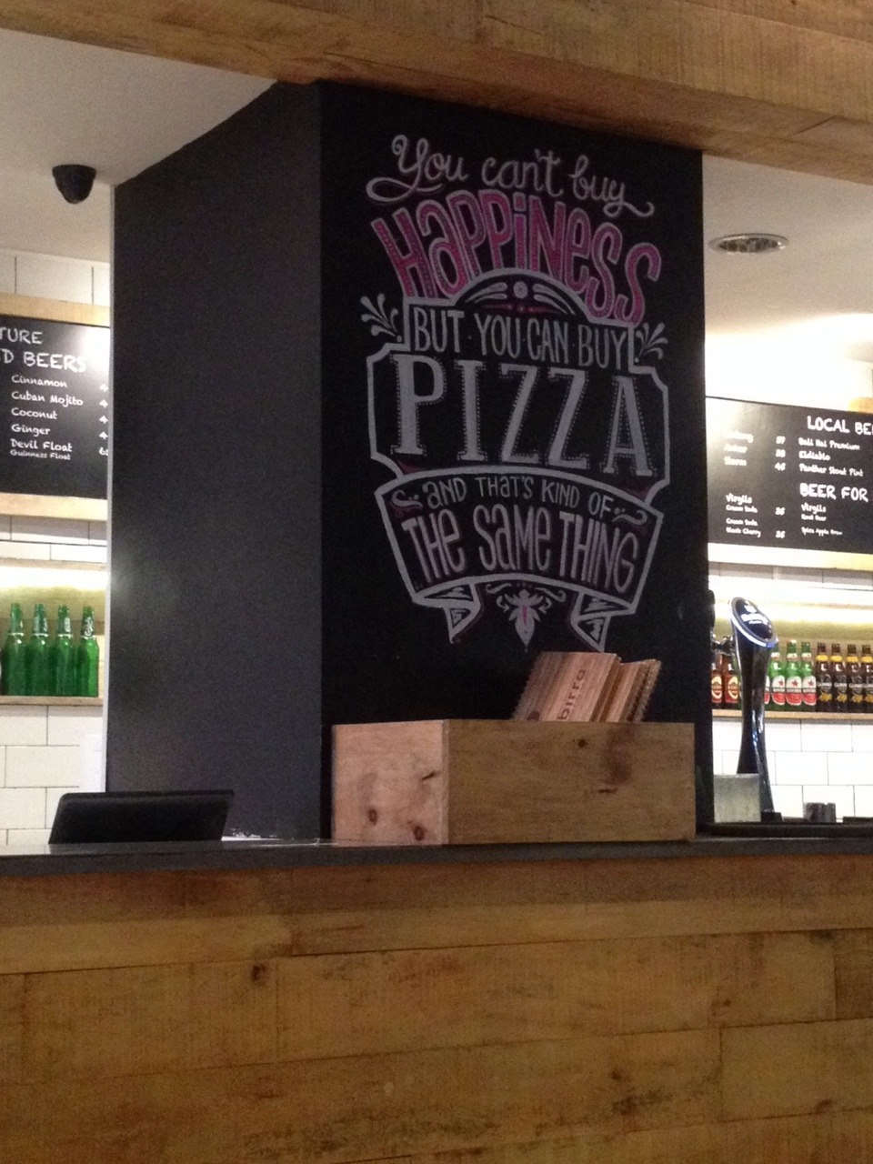 adwentures:  You can’t buy happiness but you can buy pizza and that’s kind of