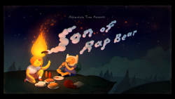 Son of Rap Bear - title carddesigned by Seo Kimpainted by Joy Angpremieres Sunday, September 17th at 7:30/6:30c on Cartoon Network