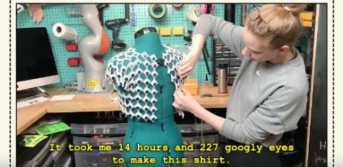 cythraul: Her name is Simone Giertz, and her Youtube channel is amazing.