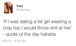 italicizedvagina:  wednesdaysaddums:  aminddarkly:  missmollymodified:  teenmorphine:  shiftingboys:  panerasexual:  but fat shame isn’t important or common right :-)  This disgusts me  fuck these people  Fuck body shaming  FUCK IM PISSED  I hope I’m