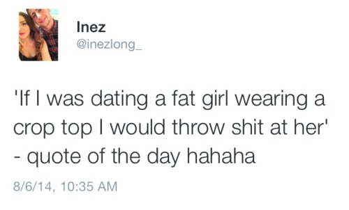 caraphatash: marshmallowfluffwoman: teenmorphine: shiftingboys: panerasexual: but fat shame isn&rsqu