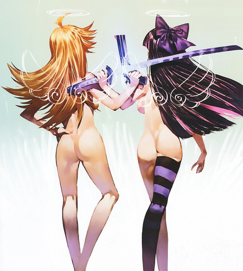 artbooksnat: Panty & Stocking with Garterbelt (パンティ＆ストッキングwithガーターベルト) finished and rough illus