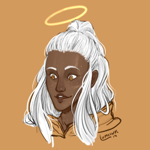 sevenredrobes: lumiink: Precious Murder Angel Reani | Hello yes I would like to stan one bicon 