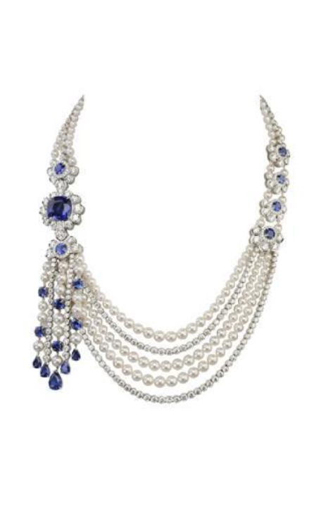Garrard Tudor Rose Collection Necklace &amp; EarringsWorn by Beyonce in a Mrs. Carter tour promotion