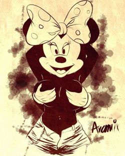 axart:  Minnie doing her best Janet Jackson