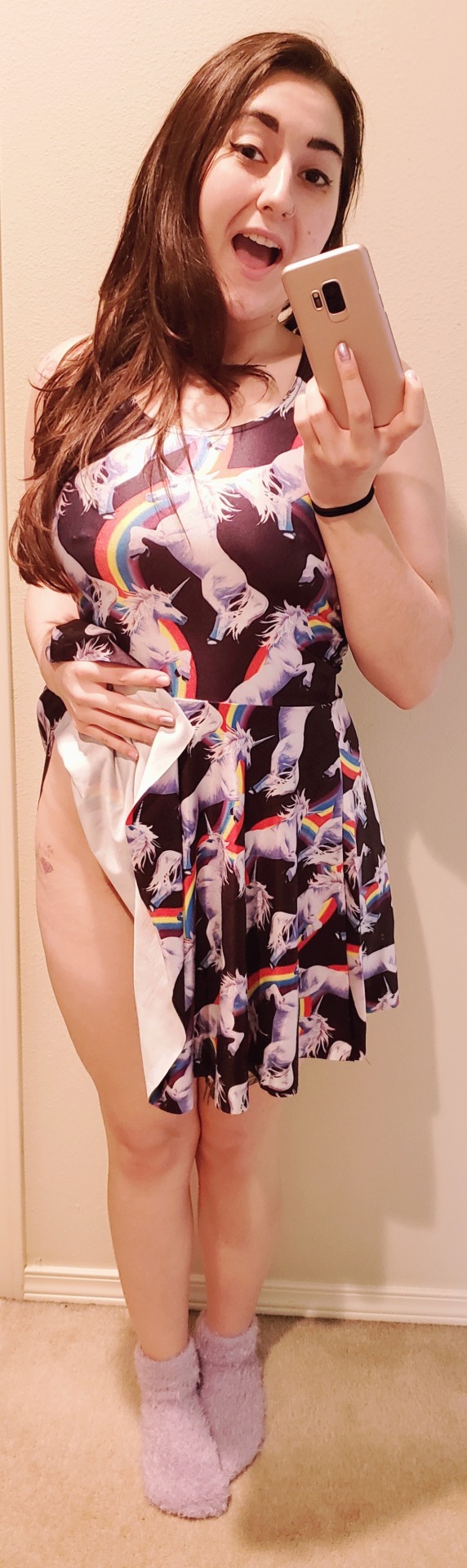 cuddle-me-until-it-hurts: silly baby plays dress up 🦄🌈  Buy Me Sparkly Toys?