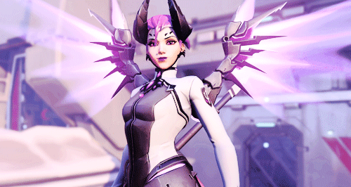 damnation-amoureuse:    Angela Ziegler - “Mercy” : legendary skins  ♔    