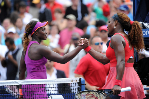 roughlandingjojo:  Serena Williams def Sloane Stephens 6/4 6/1 