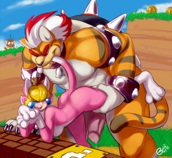 kennoarkkan:  buxbi:  Another pic I did during that same stream~  awright i love peach on catsuit &lt;3  meow~ ;9