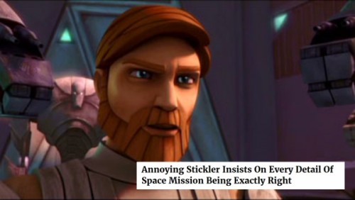 theresmagicinthat:The Clone Wars (1/?) + Onion Headlines ok so between anakin and obi-wan: who&rsquo