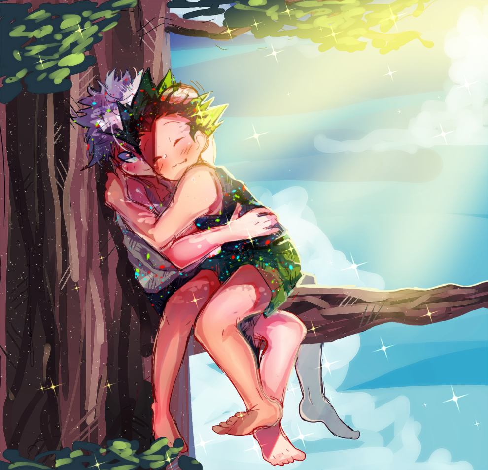 kiekyun:  30 Days OTP challenge!! Day 2:Cuddling somewhere: On top of a tree branch,cause