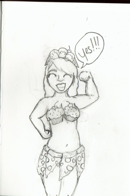 pizzagrenades:  saw the picture on top in the tags and I had to draw the first thing that came to my mind. 