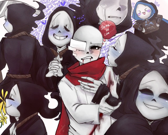 Stream Reaper!Sans x Geno!Listener {SFW} [Gift] by Kit_Cat