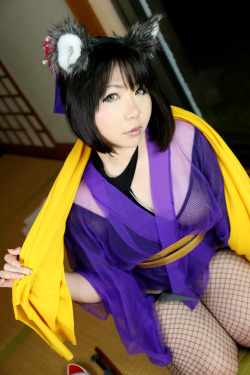 Cute Cosplay Girl Higurashi Rin (Kitsune-Chan) 1-50