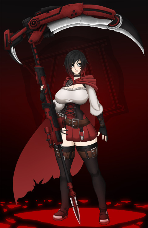 Ruby Rose from RWBY + LH VersionRWBY characters ALWAYS get requested one way or another, specially t