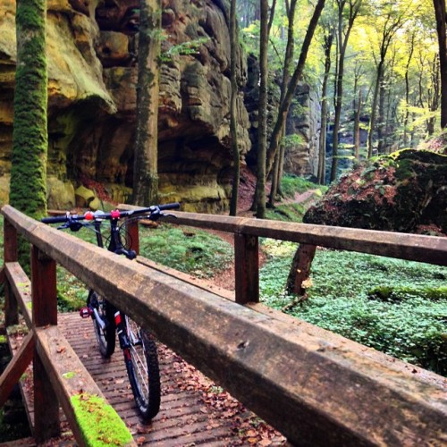 bikes-bridges-beer: #mtb #luxembourg #mullerthal ift.tt/1rYNlxq