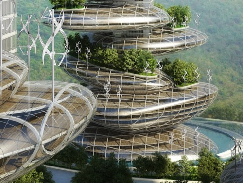 futurist-foresight:An interesting vision for vertical farming. staceythinx:Architect Vincent Cal