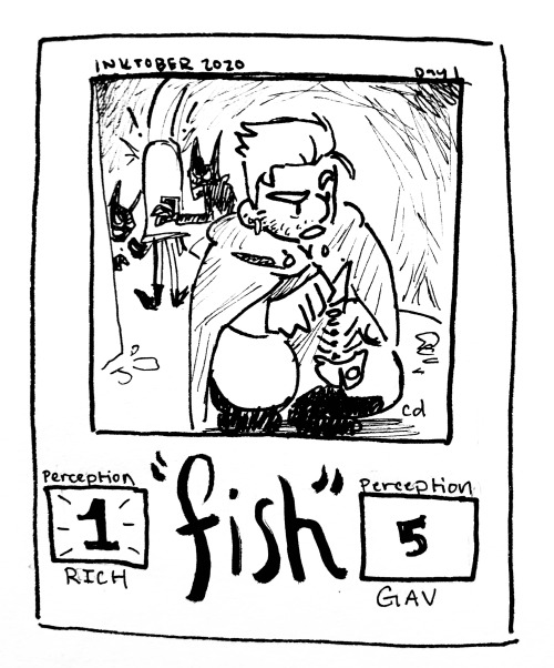 Gavin:Hm, Maybe There Are Other Things Here In This Cave Besides Bats, Just Look At This Disgusting Fish!