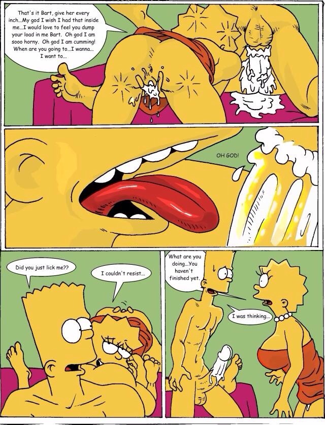 Marge simpson breast expansion comics