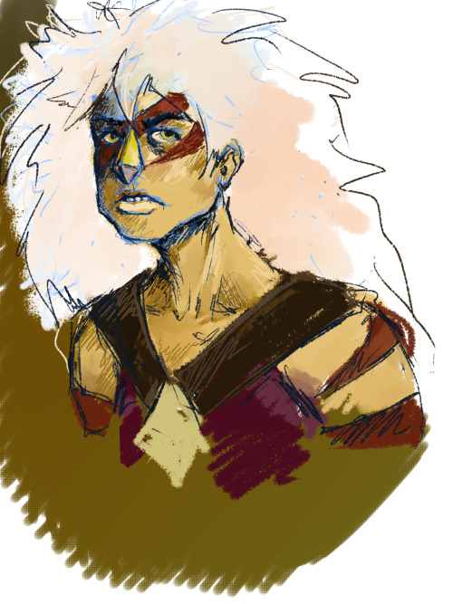 Jasper, Steven Universe. First try on PaintToolSai, requested. Feeling real tempted to draw more SU 