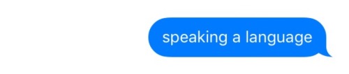 speaking a language