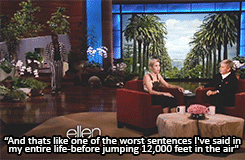 :  Ellen scares Miley 