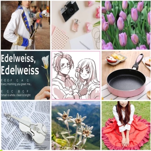 Prompt Tulip & Edelweiss For @hetalia-aushun-week.