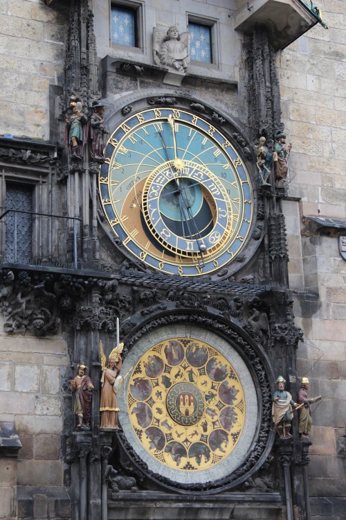 sixpenceeeblog:The oldest working astronomical clock installed in 1410, Prague