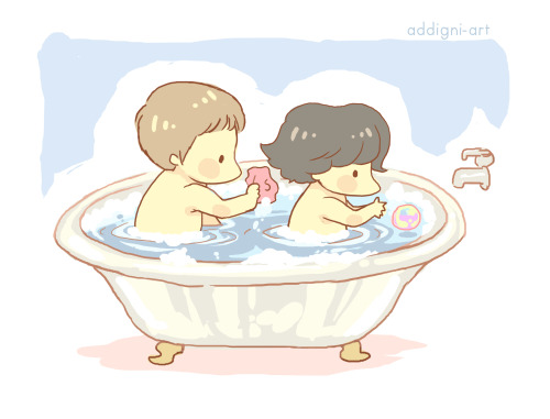 addignisherlock:31 Days of JohnlockDay 5 - Bath bombsSherlock is intrigued and wants to try it, he s