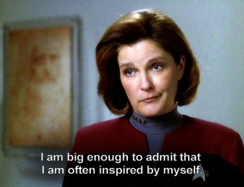 starshipvoyeur:Kathryn Janeway is definitely a descendant of Leslie Knope. I mean, Pawnee is even pl