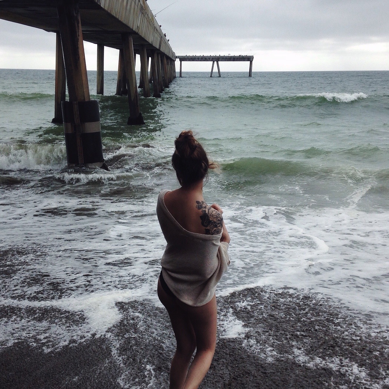 drownslowly:  Pacifica Pier with Melissa 