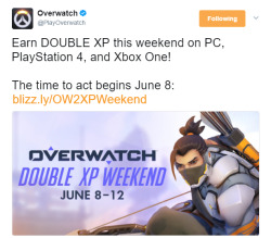 fuckyeahoverwatch:“Oh hey, sorry my dudes, I can’t go out this weekend… something uhh… came up…”