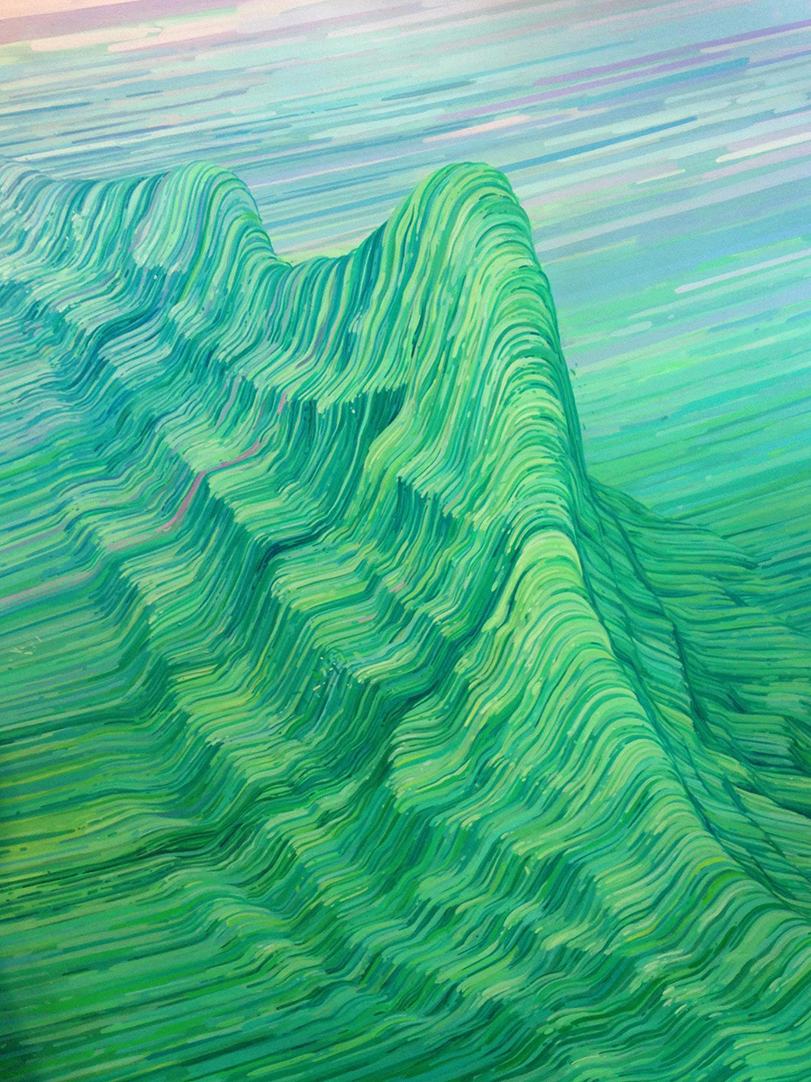 supersonicart:  Brendan Monroe, Paintings etc. Paintings and a few murals by artist
