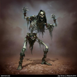 art-shannonigans:  Skeletons for Godsand game  by  Grafit    