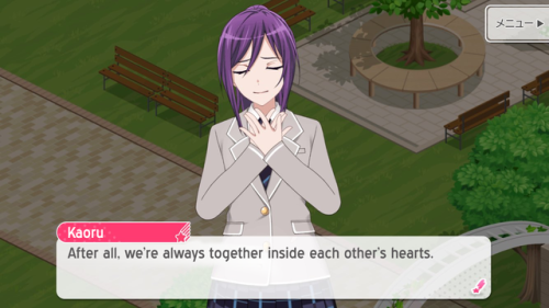 andrearitsu:Kaoru is the most blessed lesbian soul.